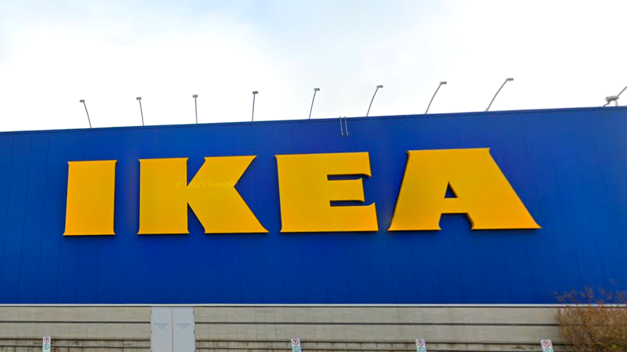 La façade du IKEA à Boucherville.