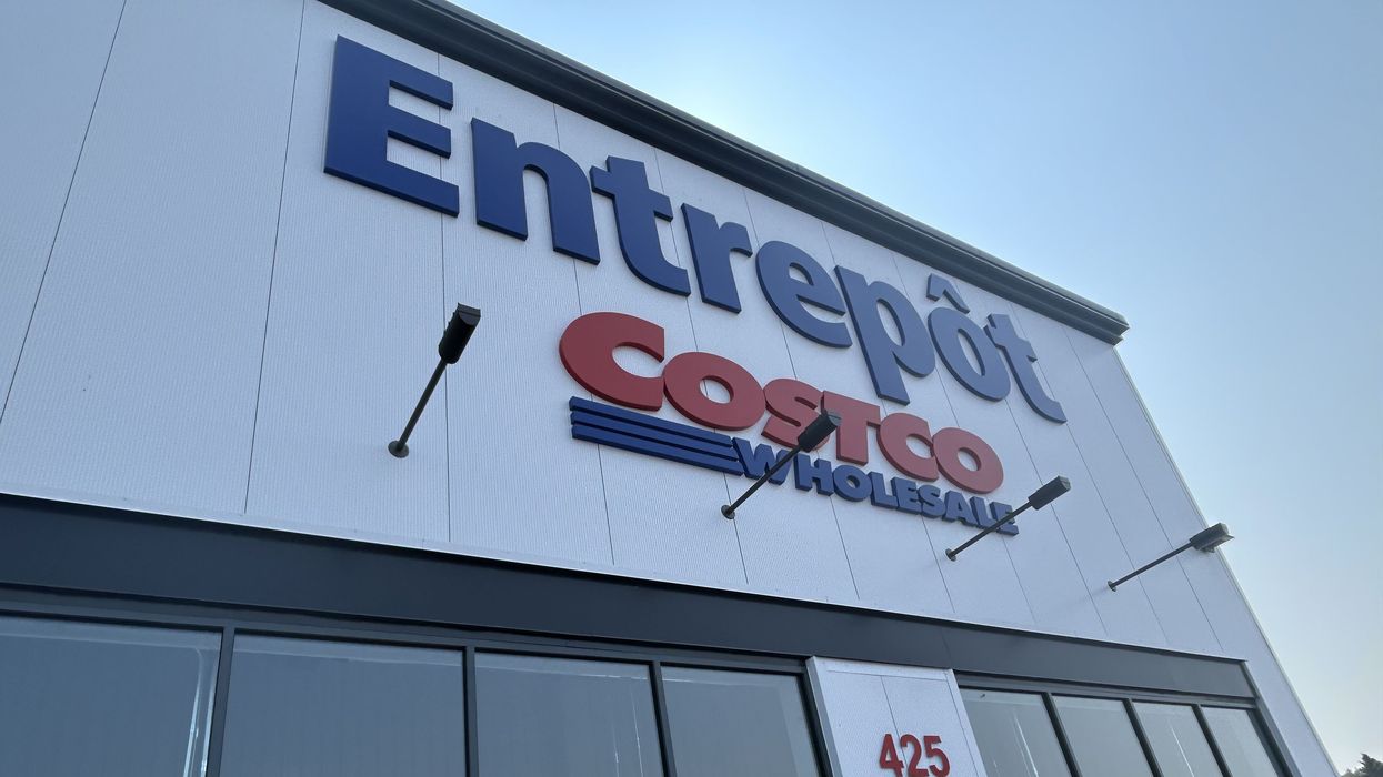 La façade du nouveau Costco, à Rimouski.