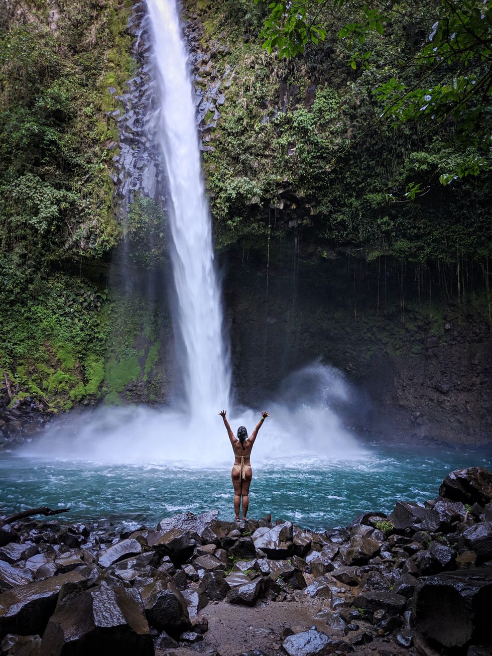 La Fortuna Waterfall in Costa Rica.