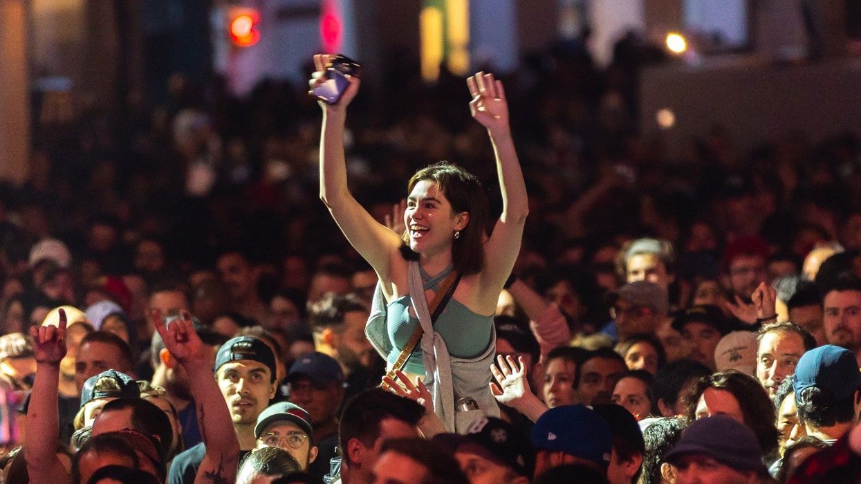 La foule des Francos de Montréal.