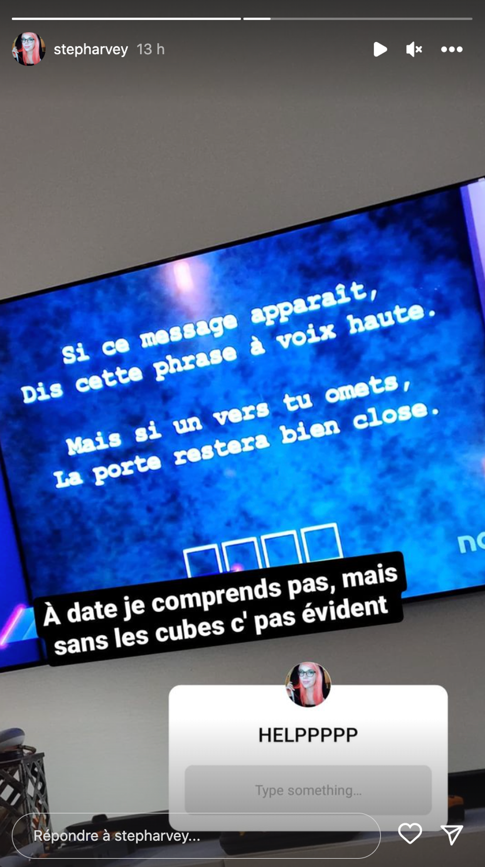 La gagnante de la saison 2 partage le message \u00e0 d\u00e9chiffrer.