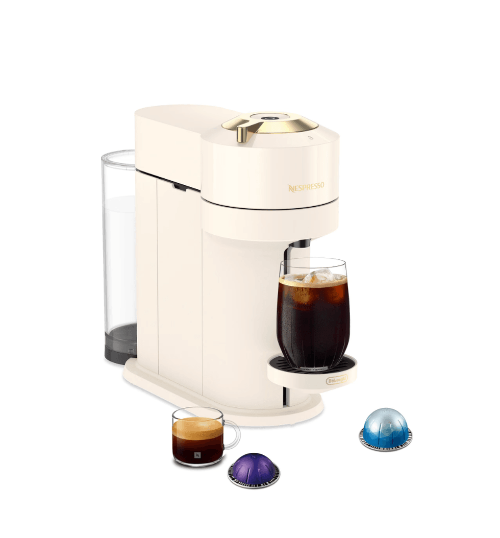 La machine \u00e0 caf\u00e9 et \u00e0 espresso De'Longhi Nespresso Vertuo Next Premium, vendue chez Canadian Tire.