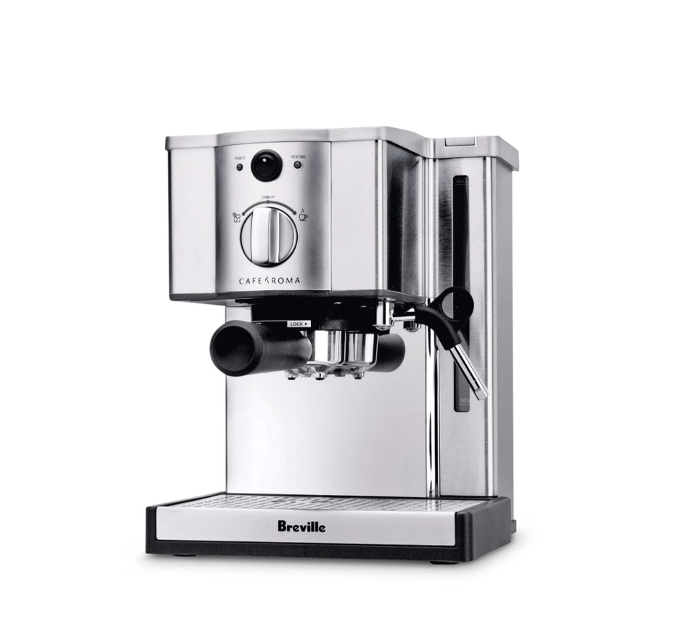 La machine \u00e0 espresso Breville Caf\u00e9 Roma.