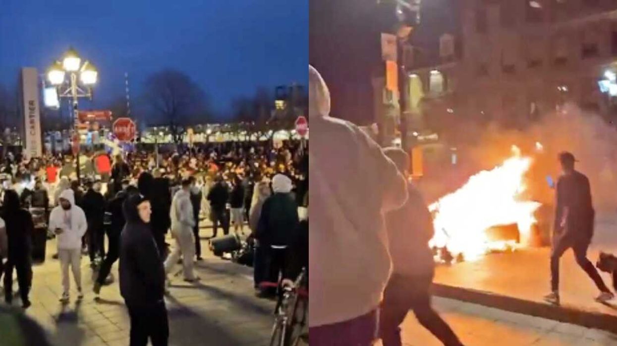 La manifestation anti-couvre-feu à Montréal s'est terminée en grabuge (VIDÉO)