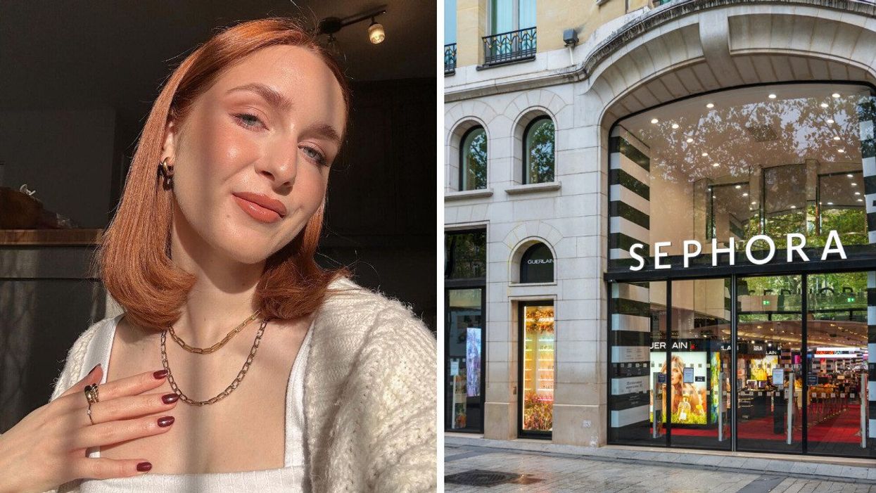 La maquilleuse et créatrice de contenu Audréanne Bellavance. Droite : Sephora.