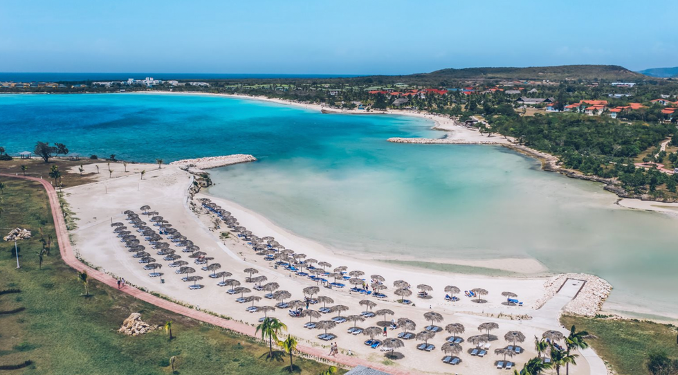 La mer devant l'h\u00f4tel Iberostar Selection Holguin.