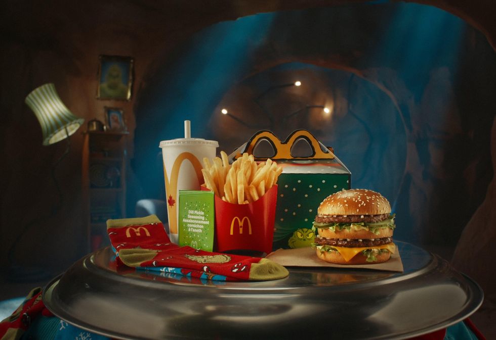 La nouvelle bo\u00eete du Grincheux de McDonald's.