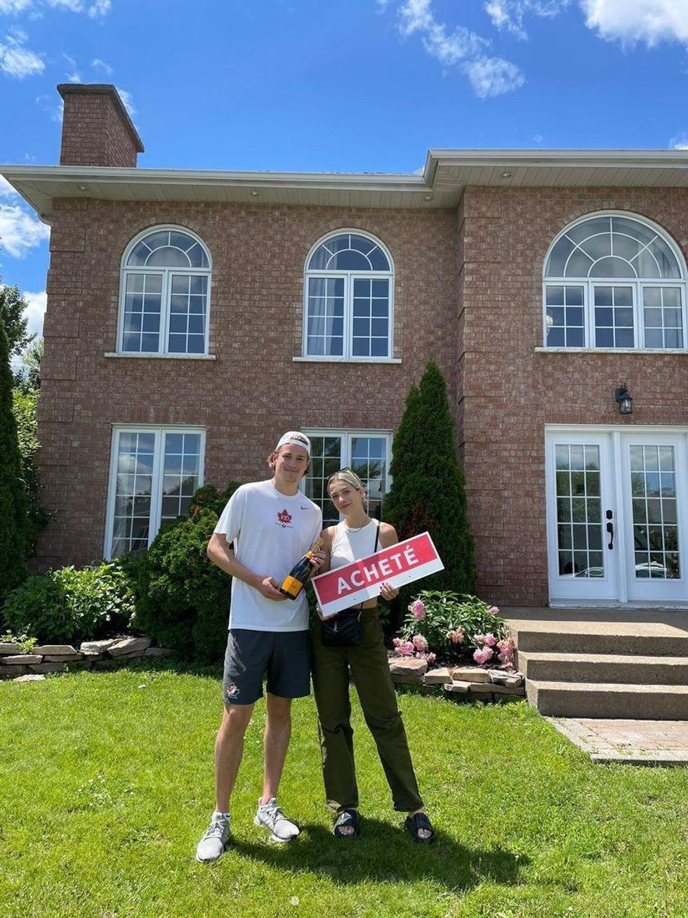 La nouvelle maison de Samuel Montembeault et Daryanne Ayotte.