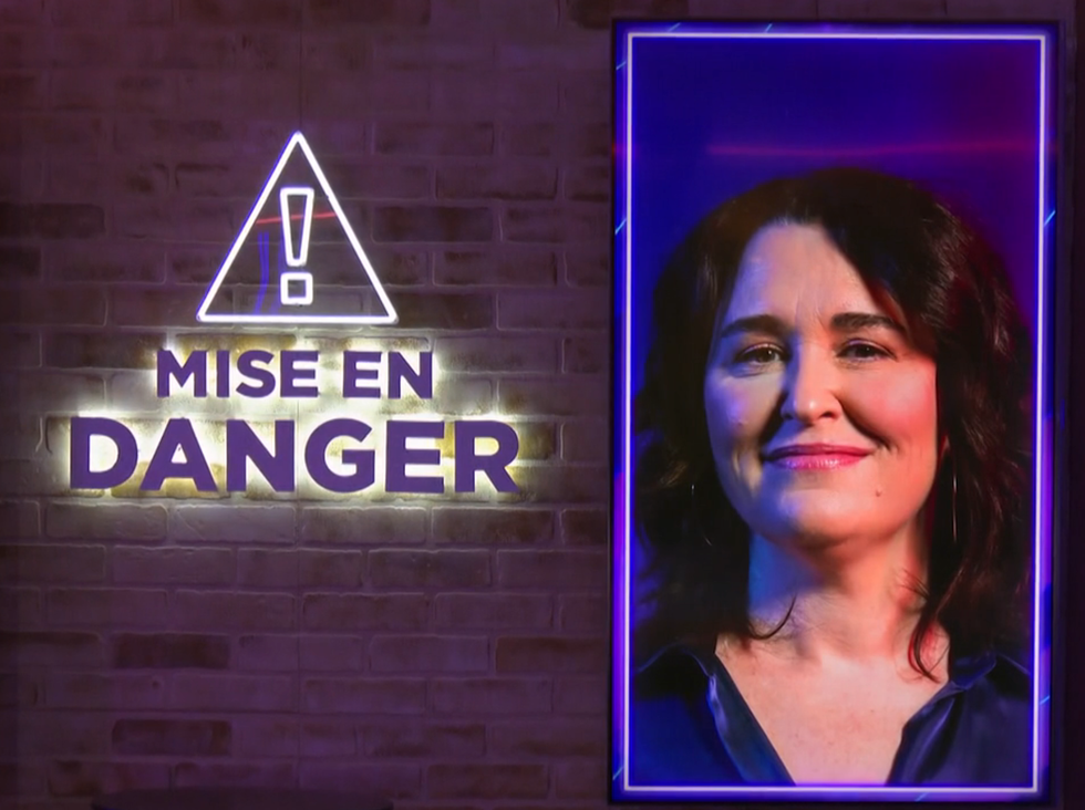 La photo de Tammy Verge qui s'affiche pendant la c\u00e9r\u00e9monie de mises en danser.