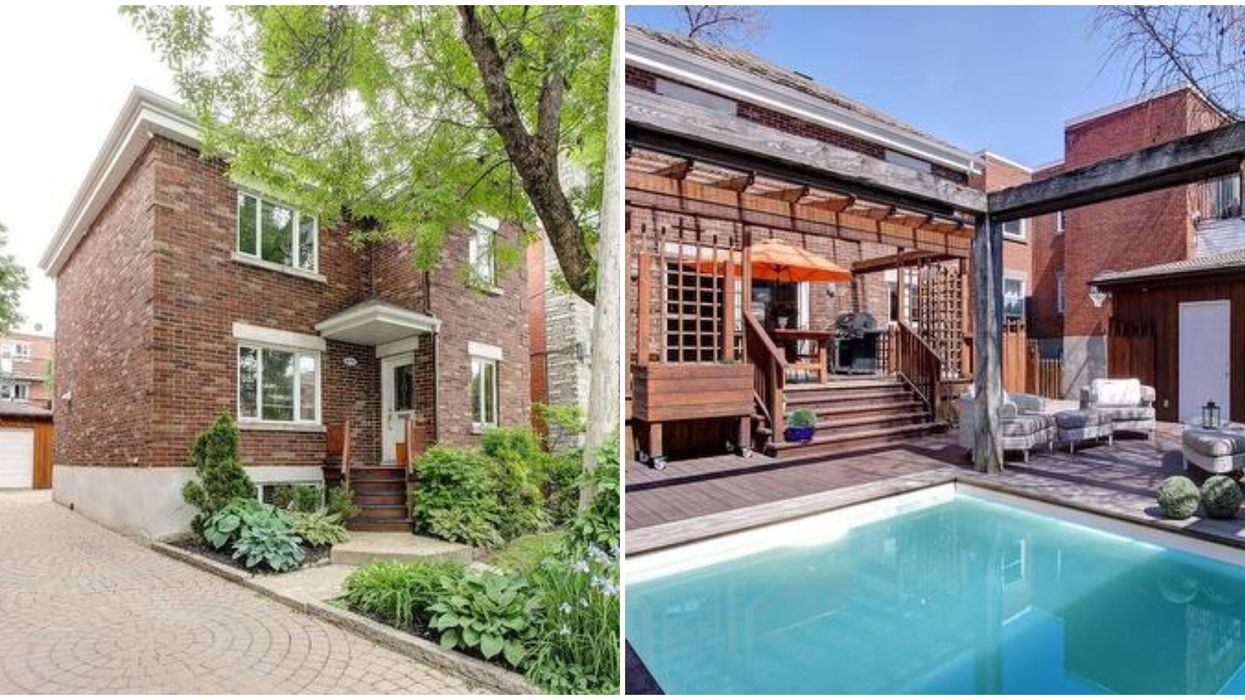 La piscine de ce cottage à vendre à Montréal te donnera envie de prolonger l'été