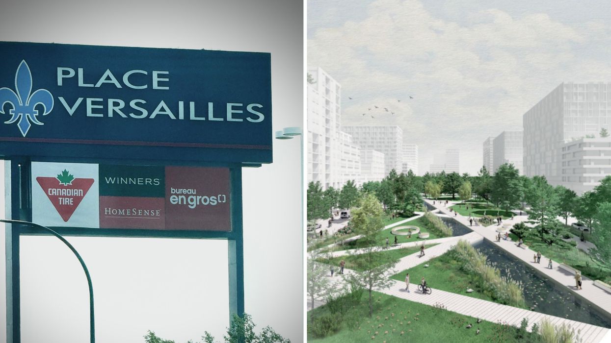 La Place VersaILLES. Droite : Plan de la Place Versailles 2.0.