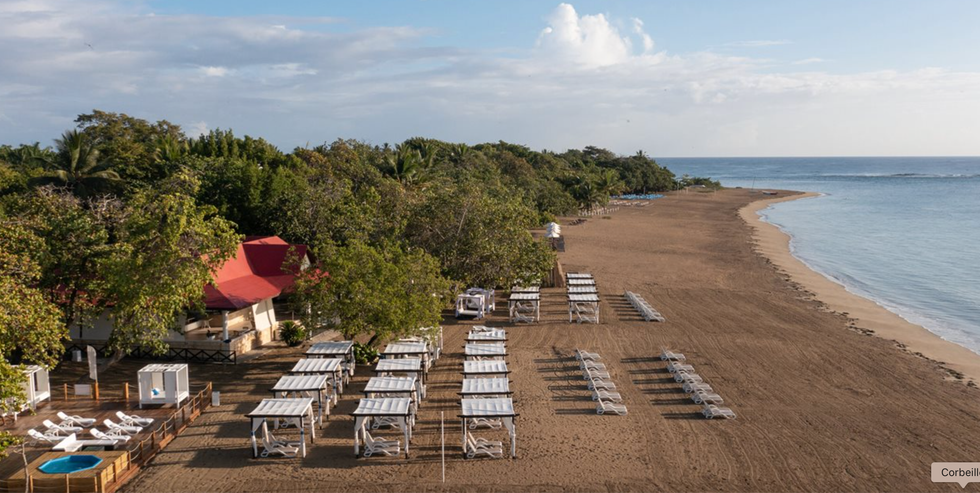La plage avec spa du Blue Bay Villas Doradas en R\u00e9publique dominicaine