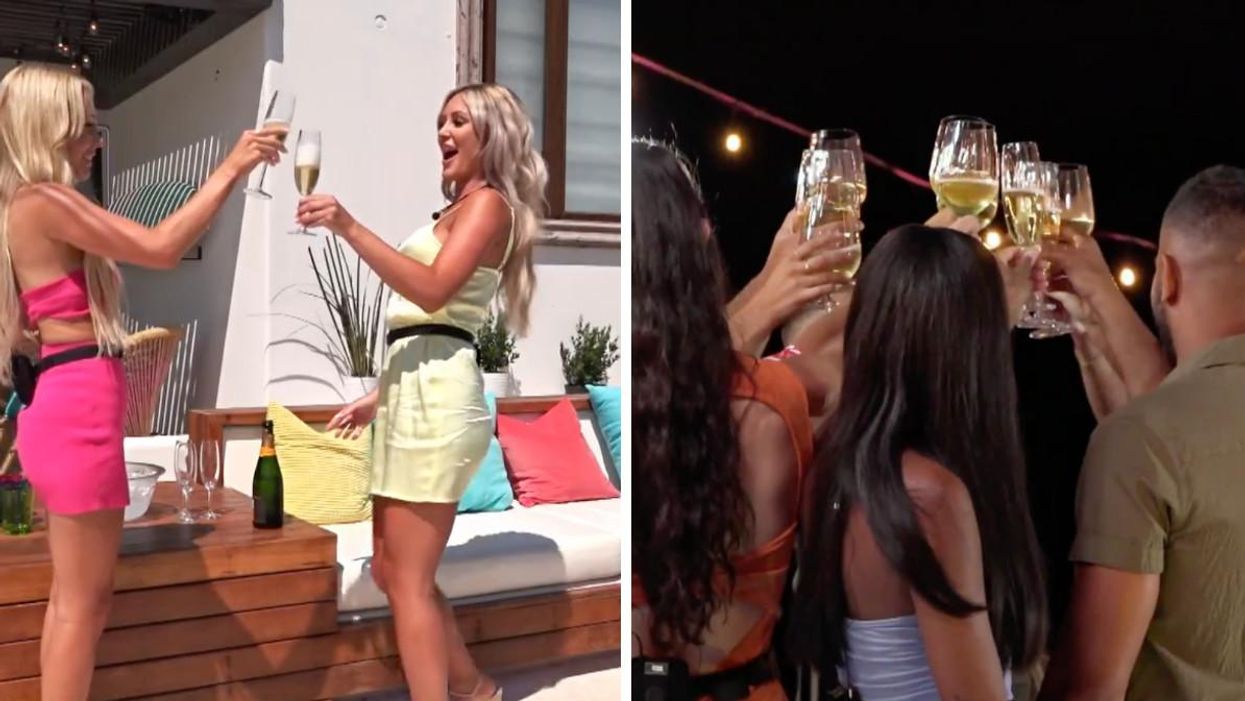 La production de L'île de l'amour s'ouvre sur la consommation d'alcool dans la villa