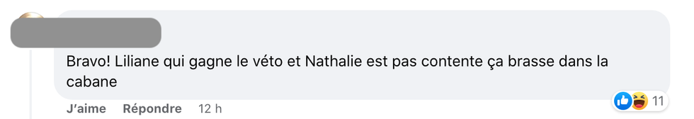 La r\u00e9action de Natalie fait jaser.