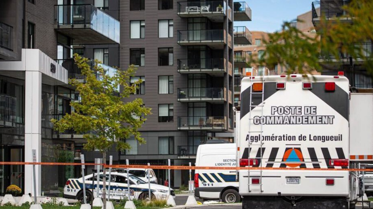 La scène de crime à Brossard.