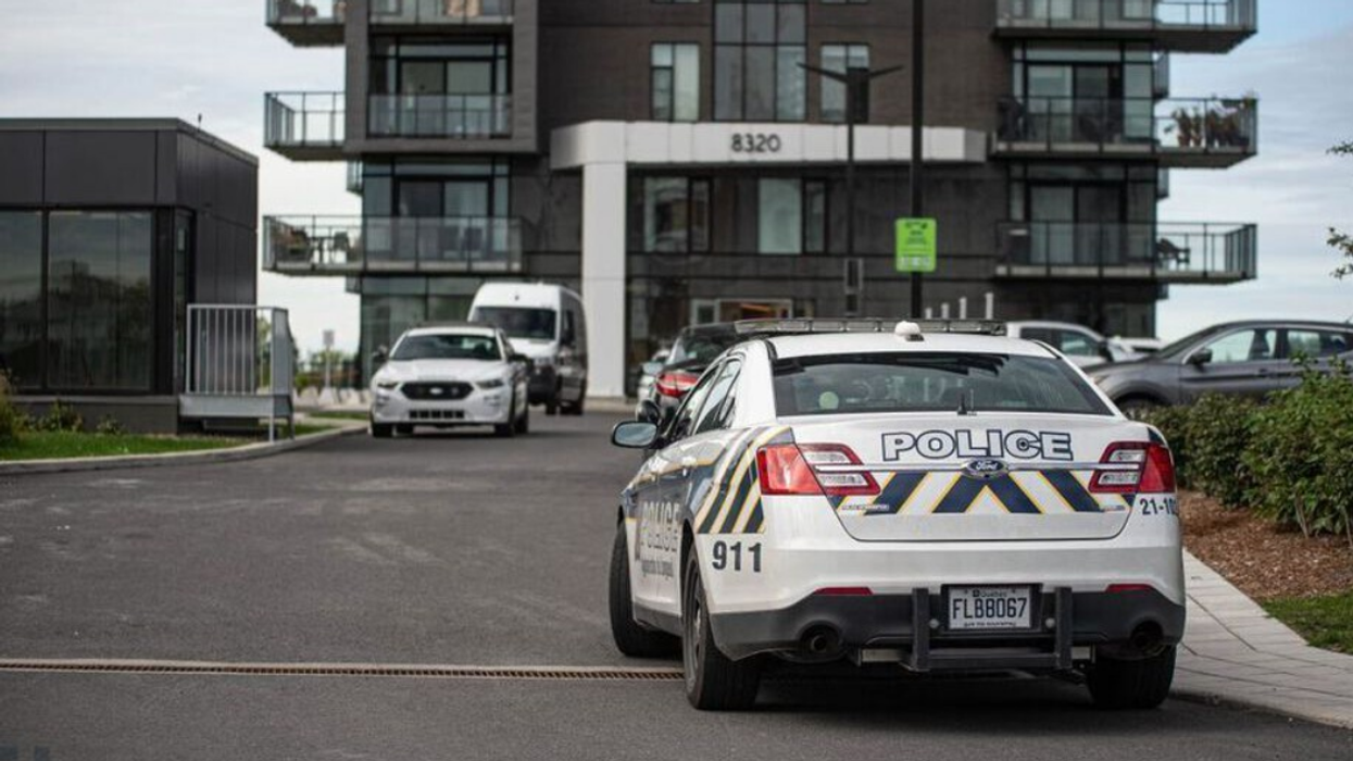 La scène de crime du triple homicide à Brossard.