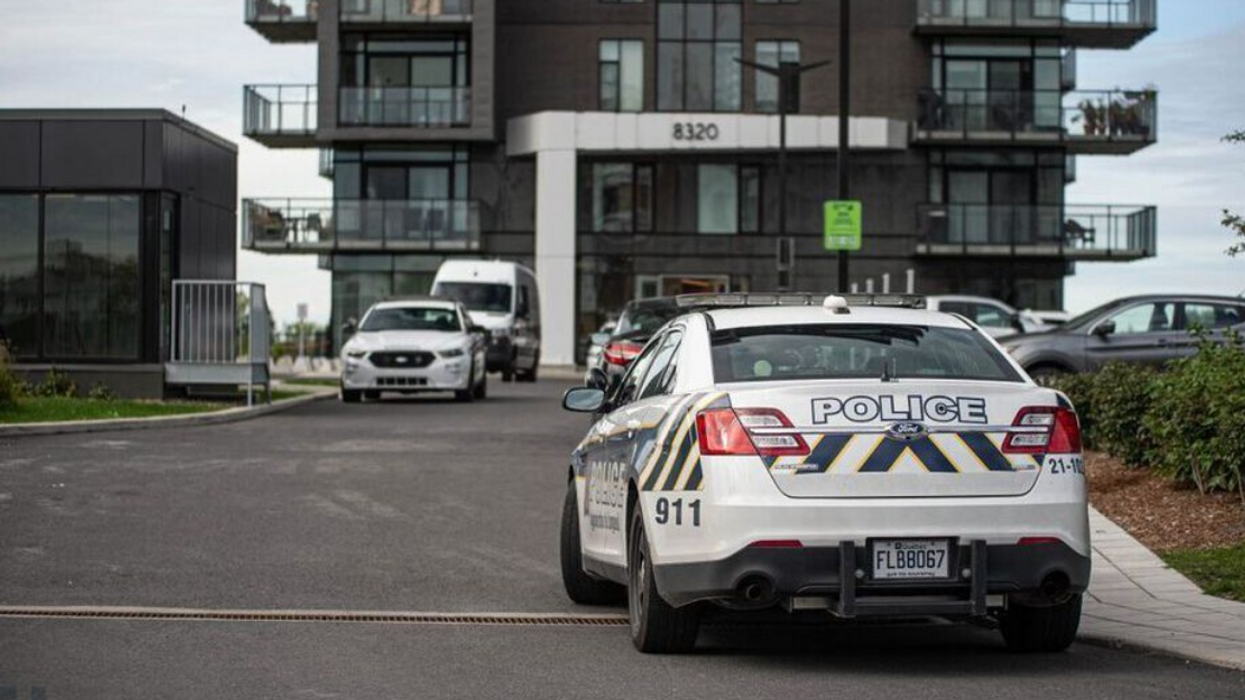 La scène de crime du triple homicide à Brossard.