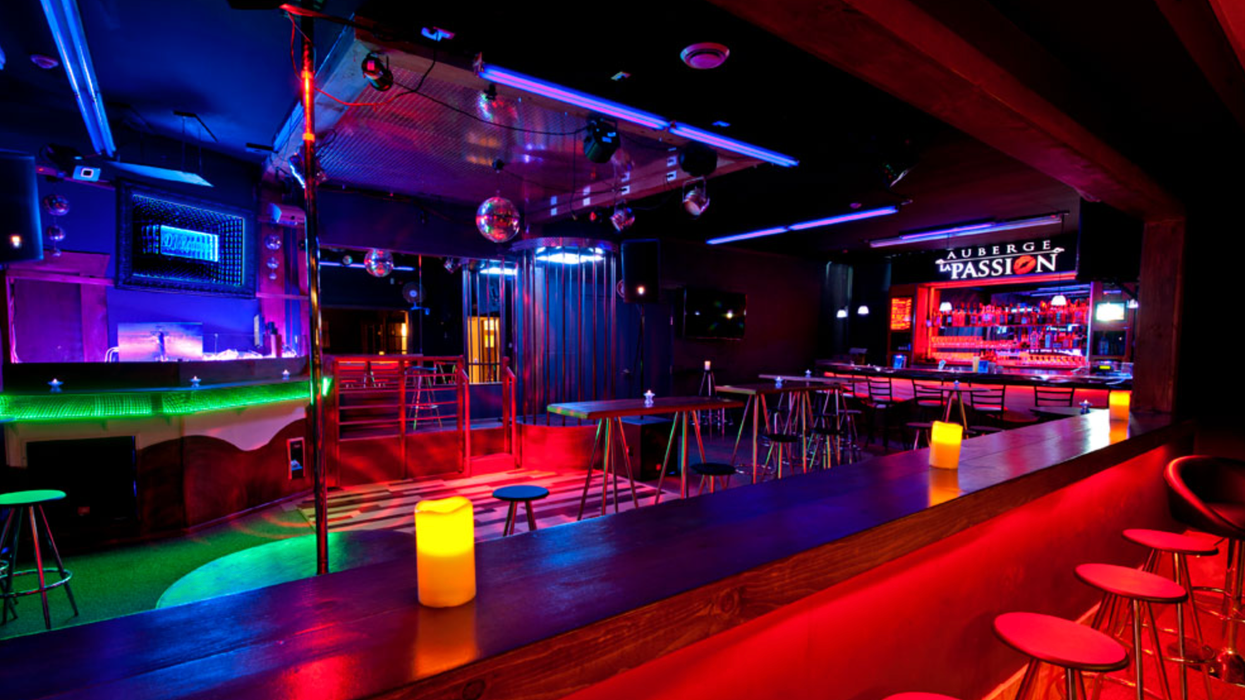 La section discothèque de l'Auberge La Passion.