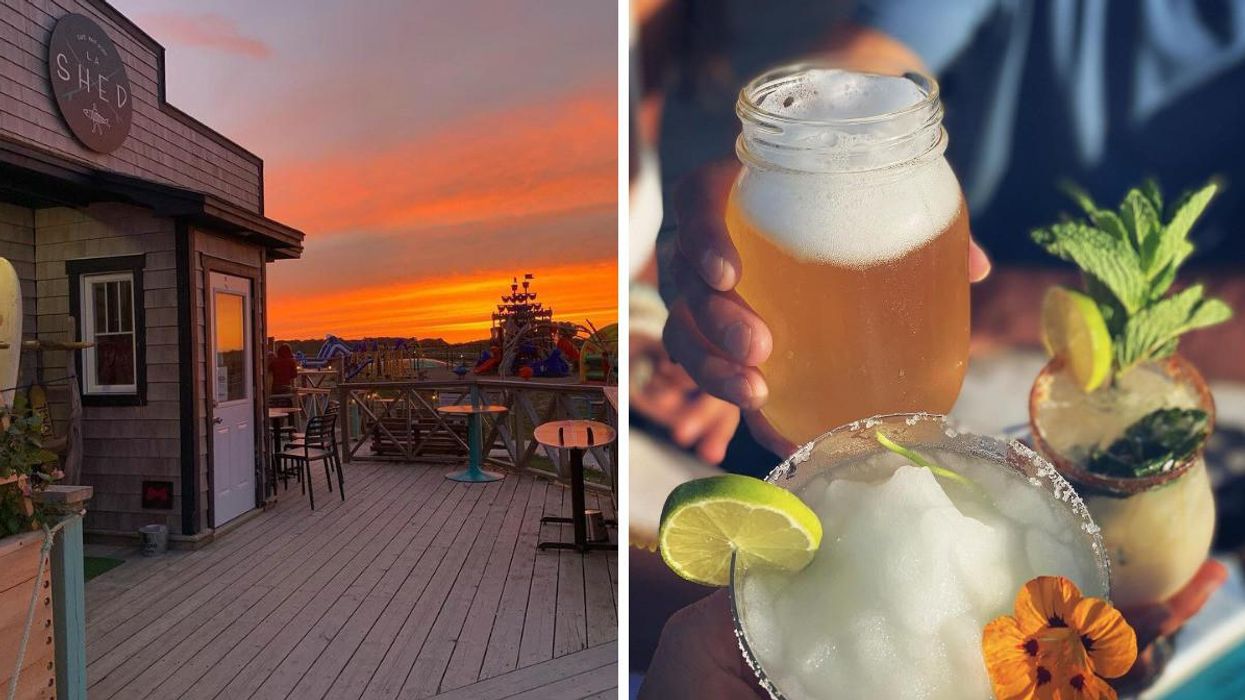 La Shed Surf Bar aux Îles-de-la-Madeleine.
