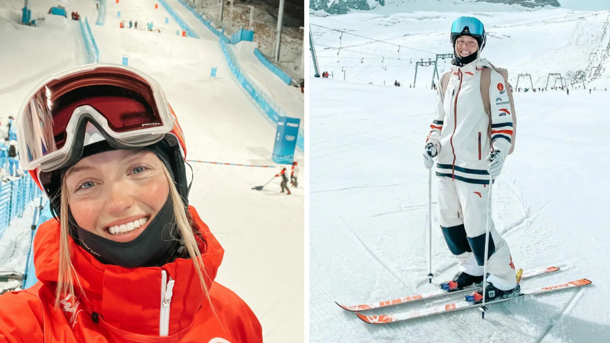 La skieuse québécoise Justine Dufour-Lapointe revient sur sa chute lors de la finale des JO