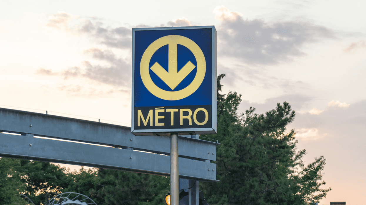 La station de métro Papineau à Montréal.