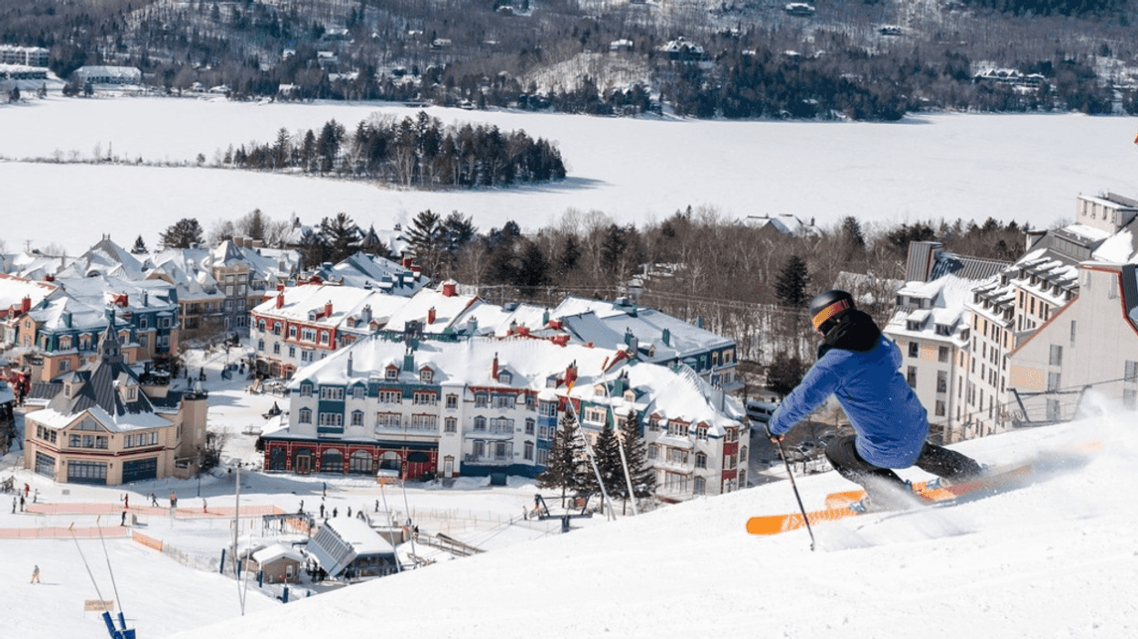 La station de ski Tremblant au Québec.
