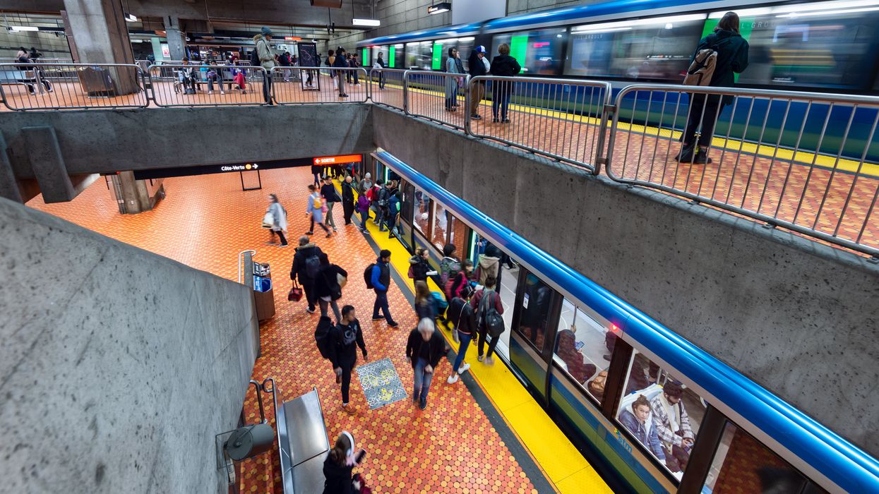 La station Lionel-Groulx.