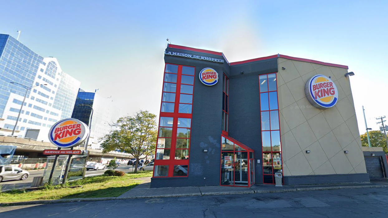 La succursale Burger King sur le boulevard Crémazie Ouest, à Montréal.