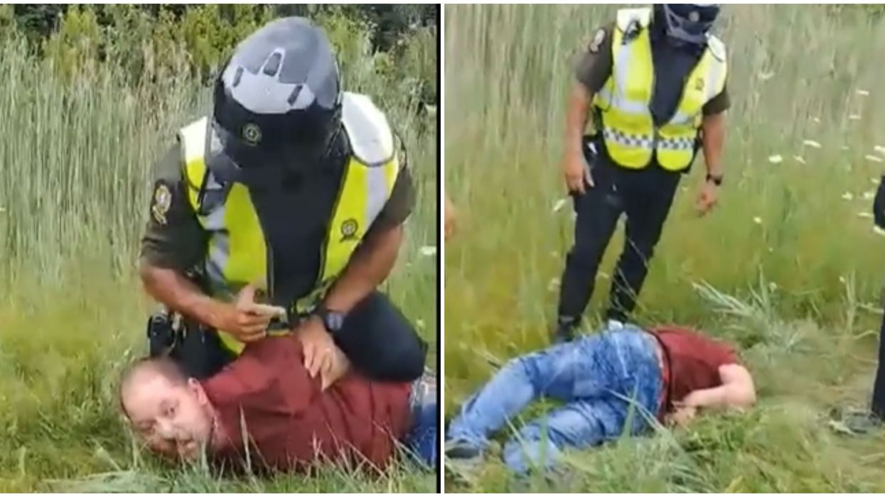 La vidéo d'une arrestation à St-Cyrille-de-Wendover devient virale