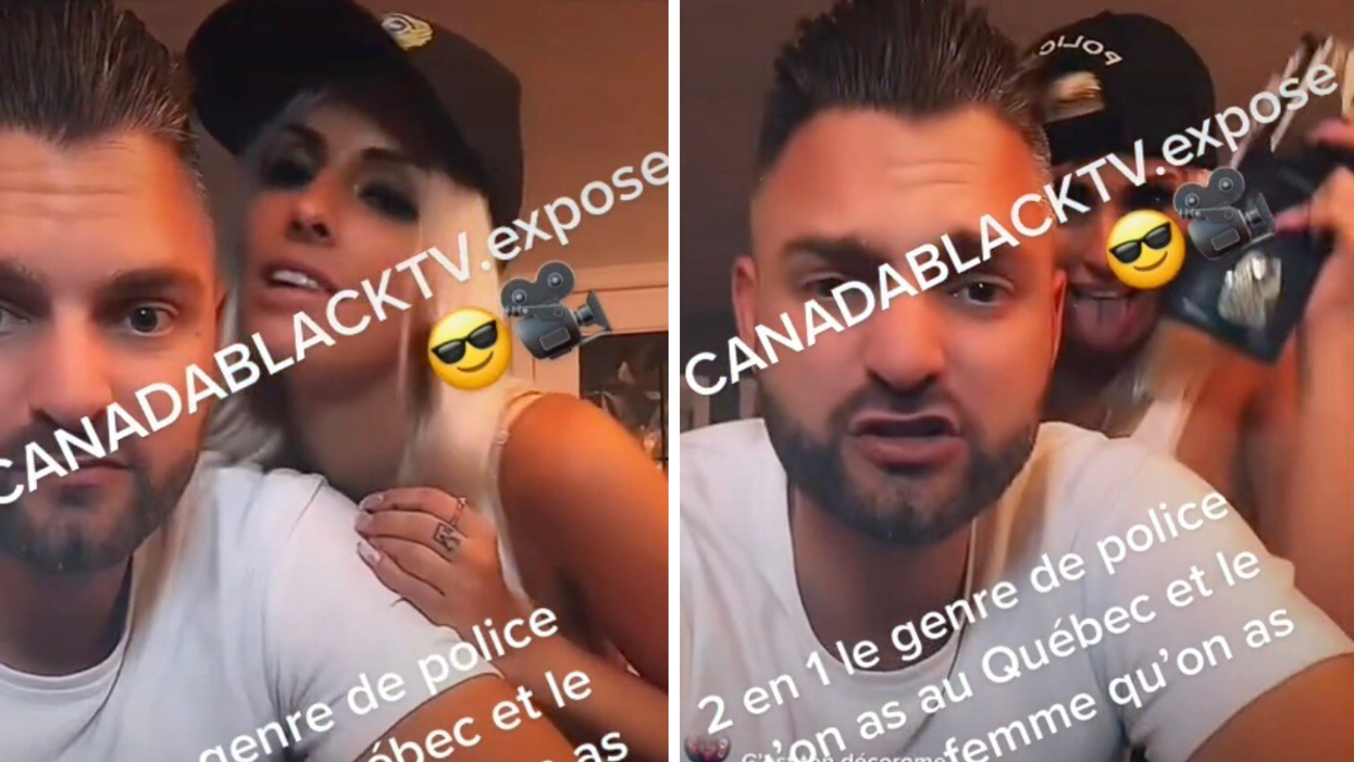 La vidéo TikTok du policier.