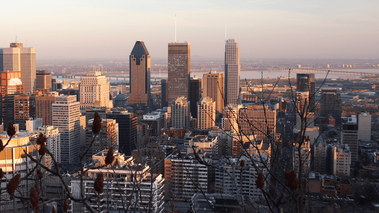 La ville de Montréal.