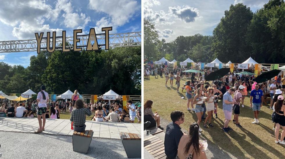 La zone YUL EAT \u00e0 Osheaga.