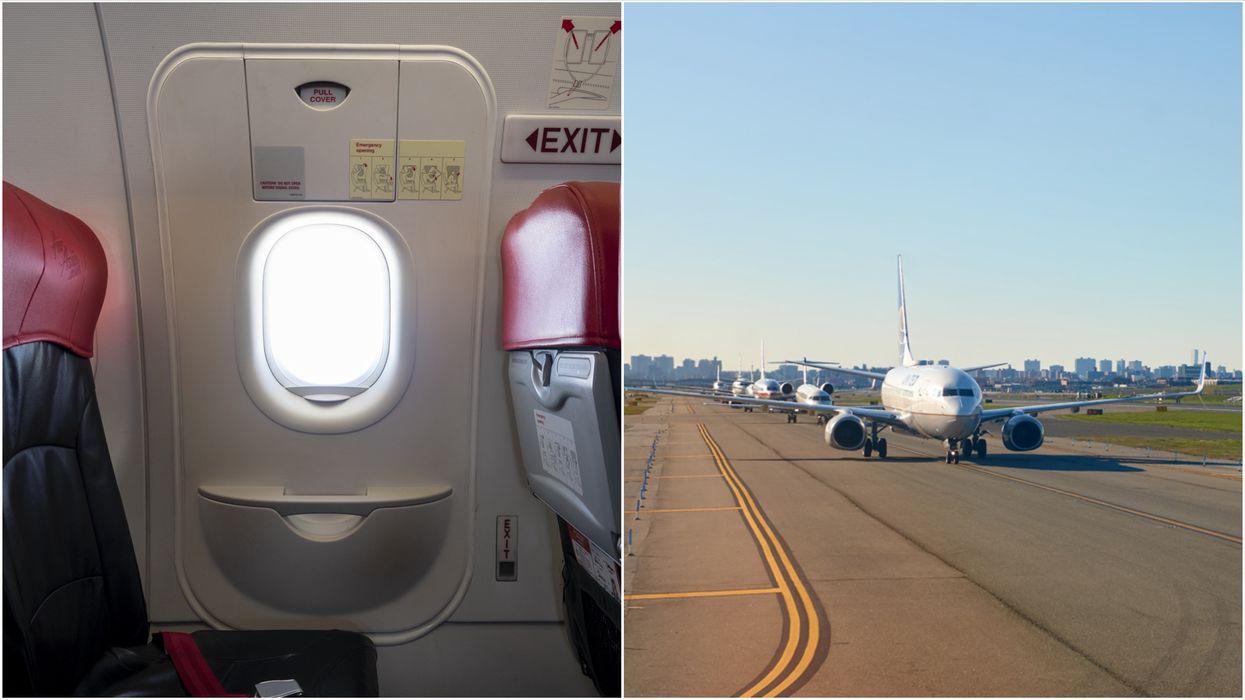 LaGuardia Airport: Two Passengers With A Dog Opened The Doors Of A Moving Plane & Got Out