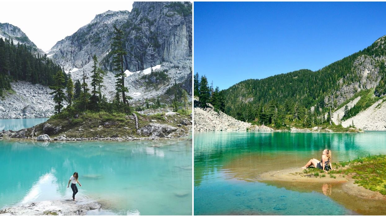 Lake Near Vancouver Has Crystal-Clear Waters & It's An Epic Hike Away
