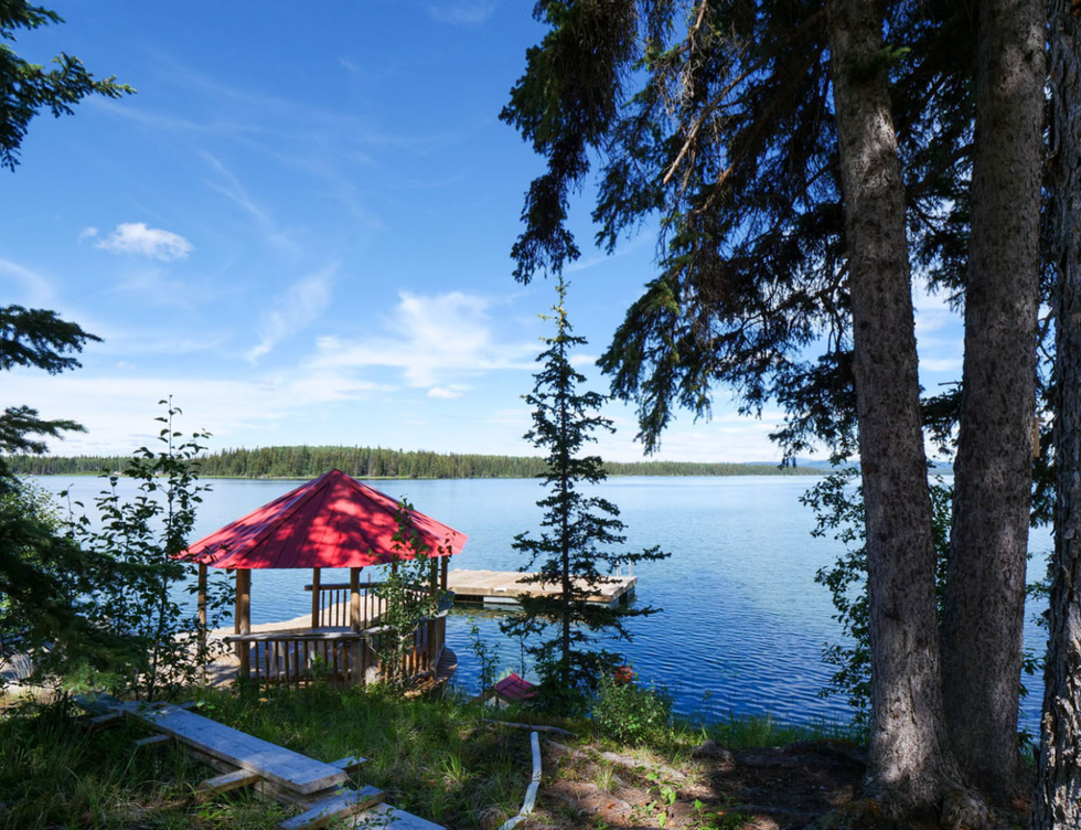 Lake views.