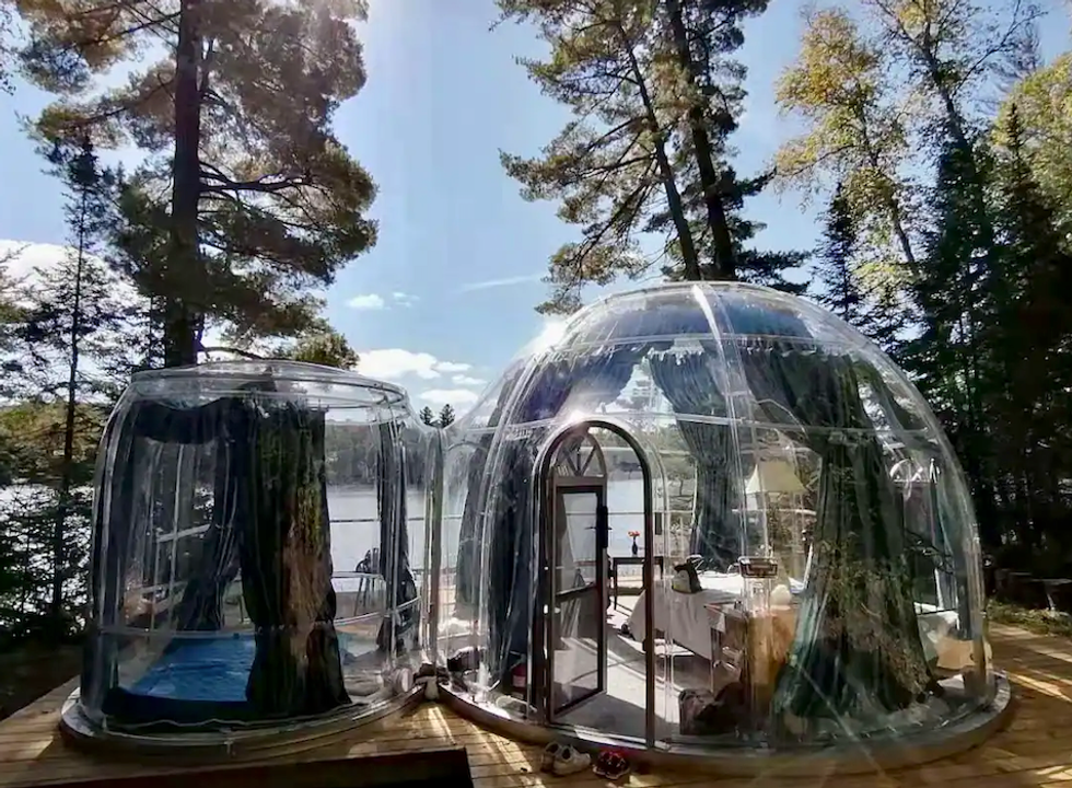Lakeside Bubble Dome Tent.