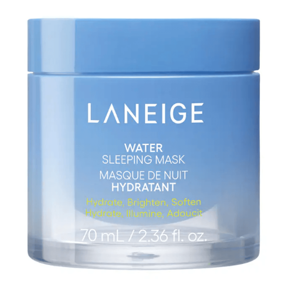 LANEIGE Masque de nuit pour le soutien de la barri\u00e8re d\u2019hydratation avec niacinamide et squalane Water vendu au Sephora.
