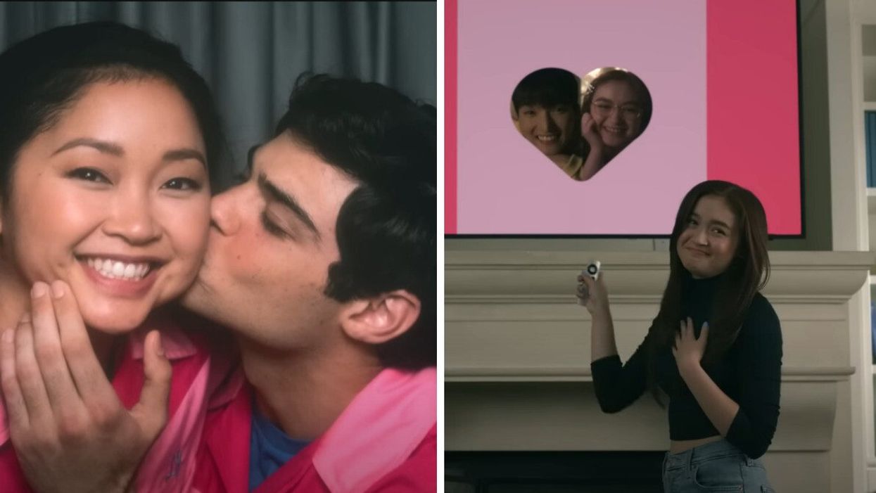 Lara et Peter de To All The Boys I've Loved Before sur Netflix. Droite : Kitty de Xo, Kitty sur Netflix.