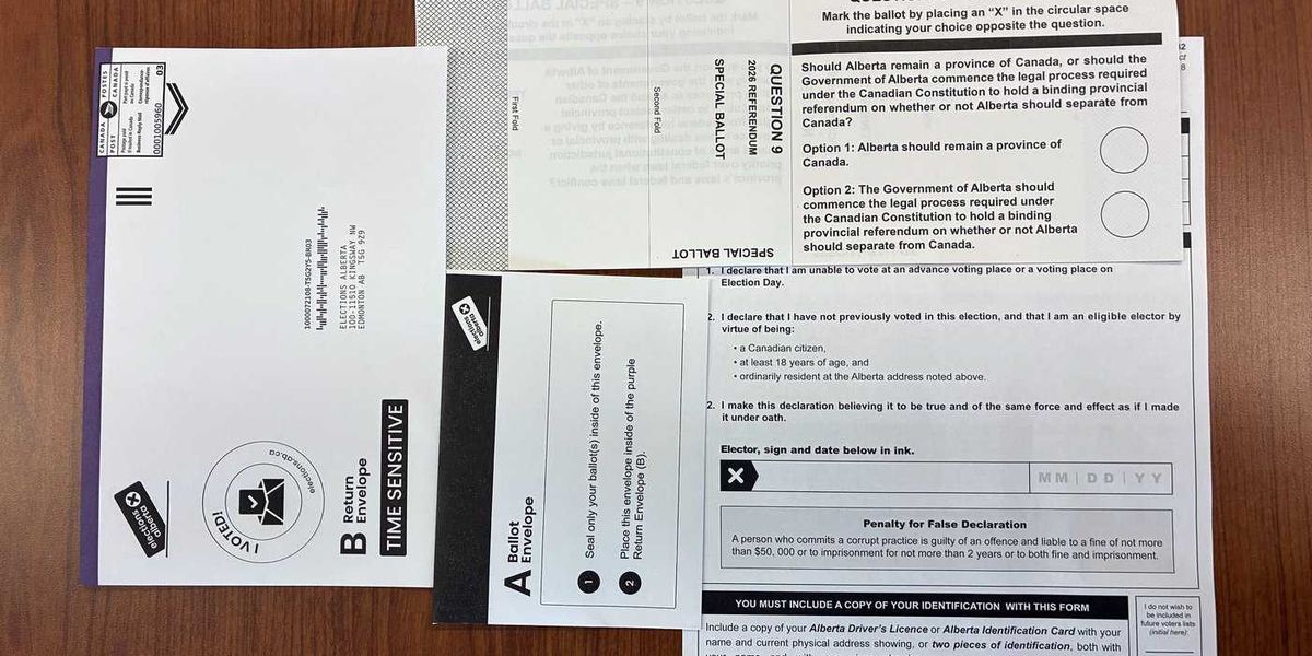Application period for mail-in Alberta referendum ballots ends today, 673K requested Application period for mail-in Alberta referendum ballots ends today, 673K requested