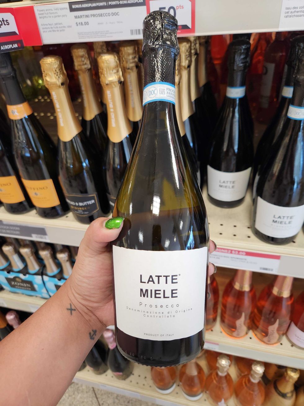 Latte Miele Prosecco DOC Spumante at the LCBO.