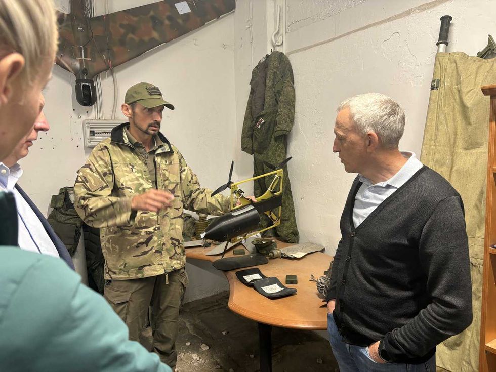 Latvian citizens are training with drones