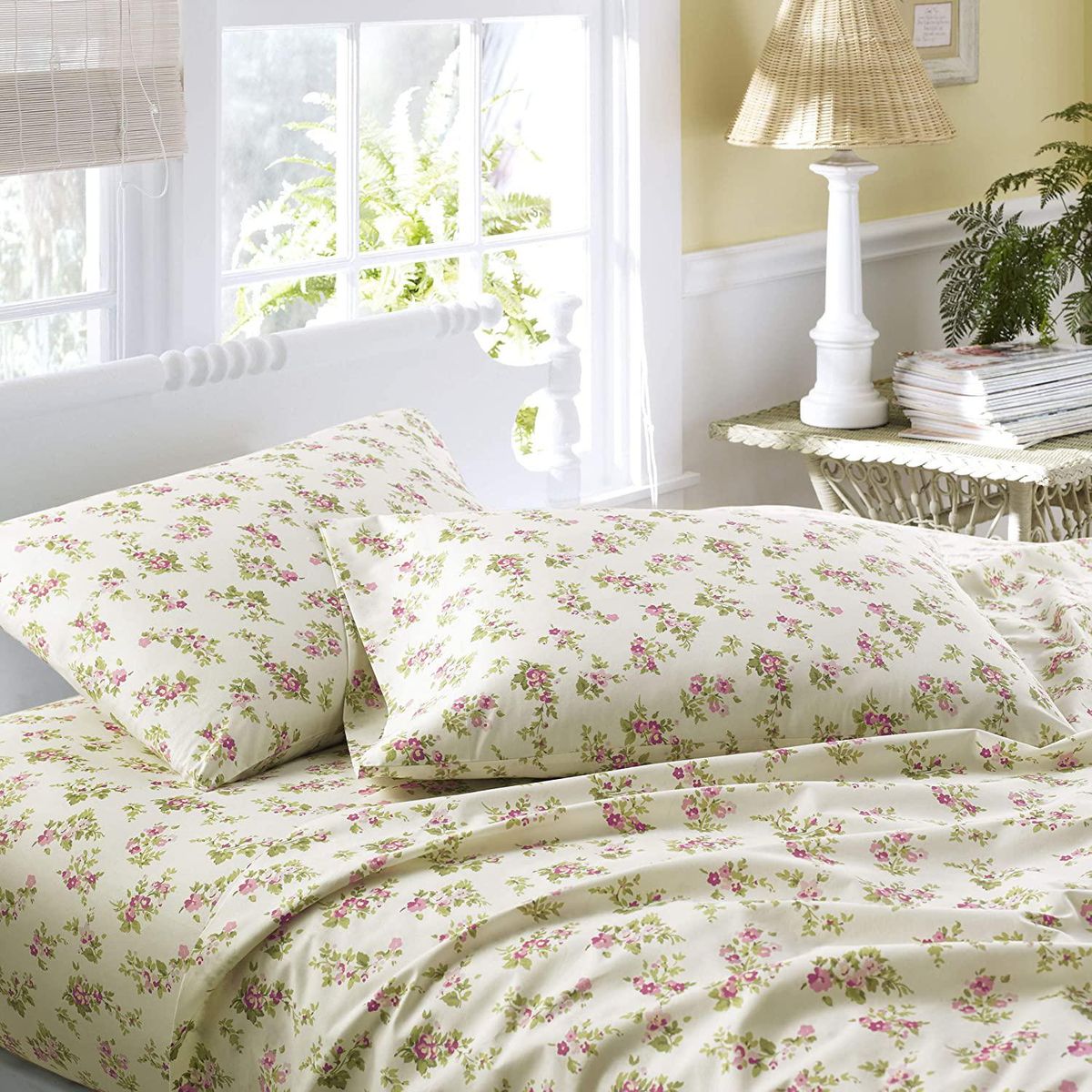 Laura Ashley Flannel Sheet Set Narcity