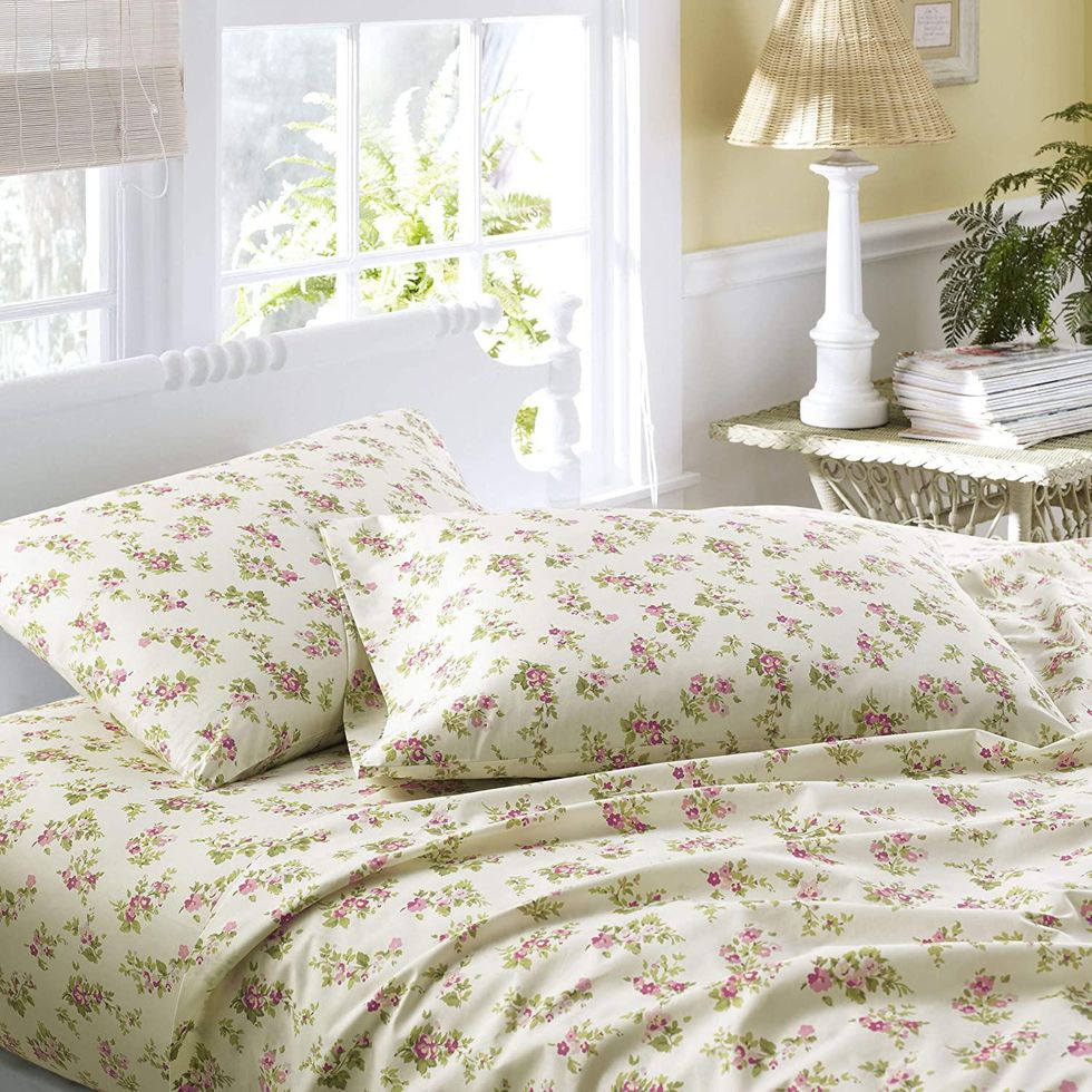 Laura Ashley Flannel Sheet Set