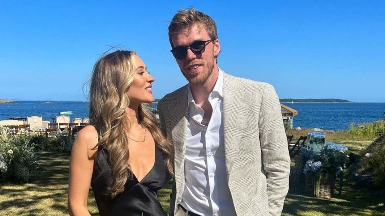 Lauren Kyle and Connor McDavid.