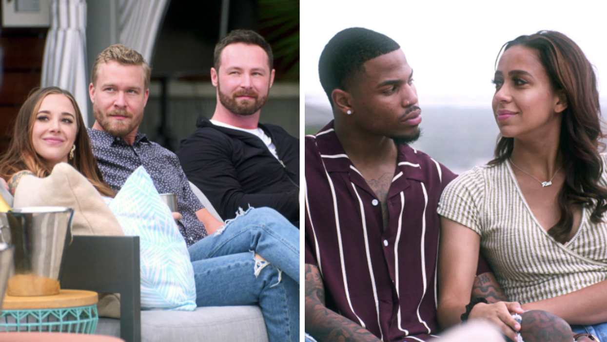 Lauren Pounds, Nate Ruggles, Hunter Parr. Right: Zay Wilson and Rae Williams.