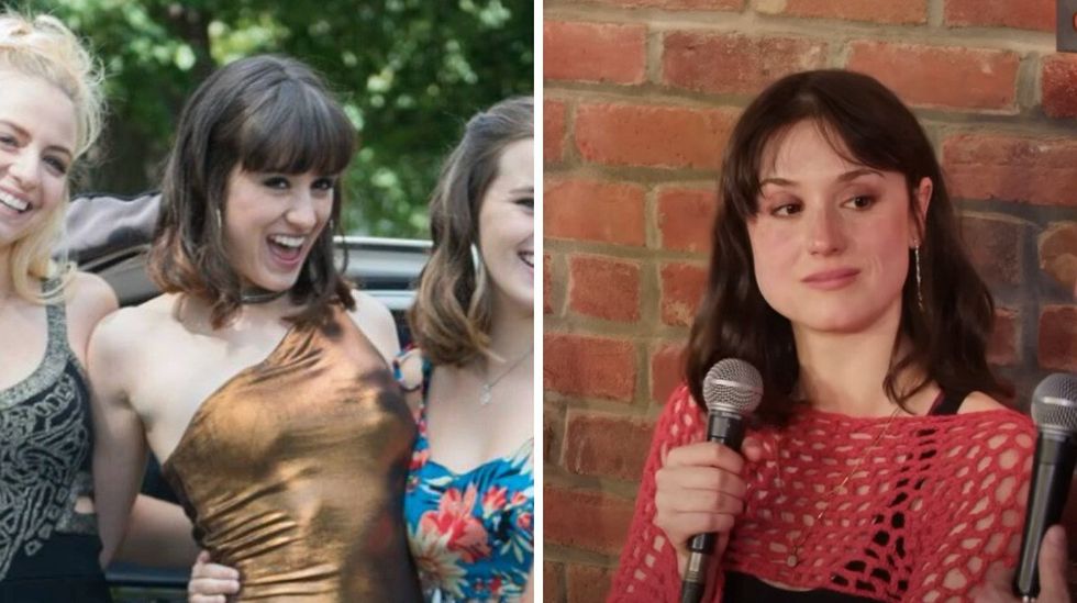 Laurence Latreille dans Fugueuse. Droite : Laurence Latreille \u00e0 Sous \u00c9coute.