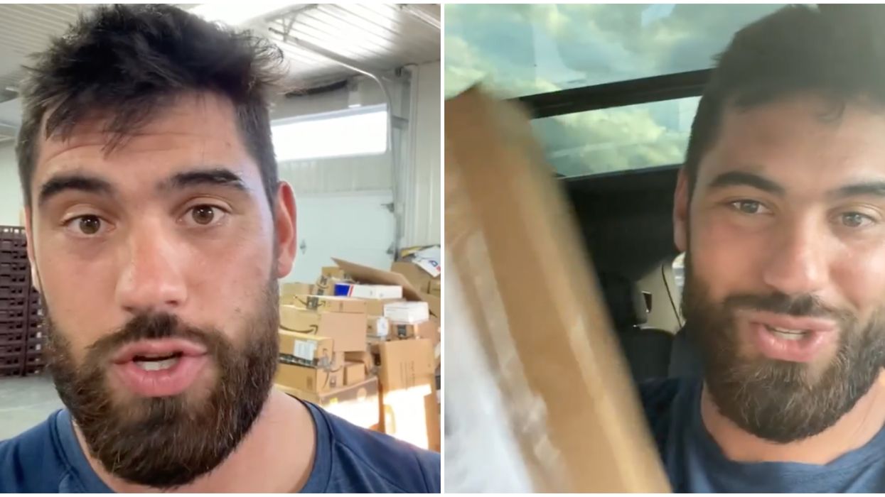 Laurent Duvernay-Tardif se fait livrer sa bague du Super Bowl à Gaspé