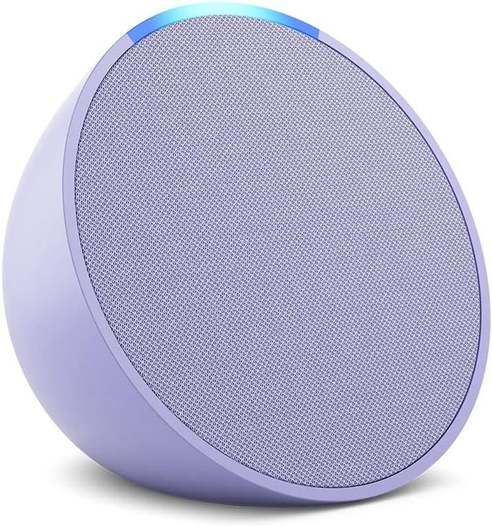 lavender amazon's echo pop smart speaker