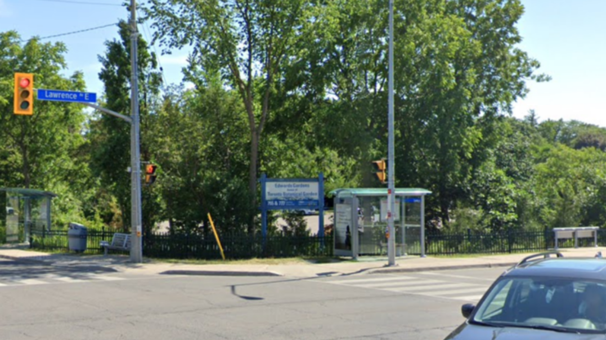 Lawrence Avenue East and Leslie Street.