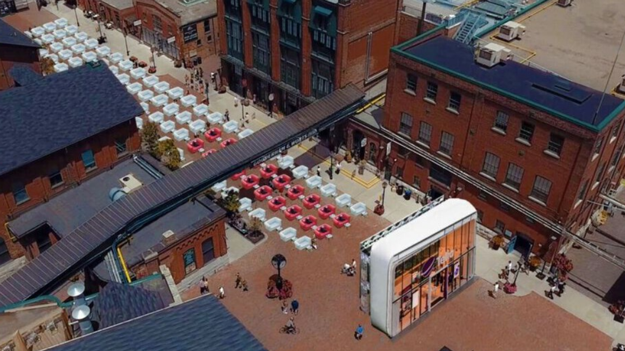 Layout of theatre planned at the 2022 Lavazza IncluCity Festival.